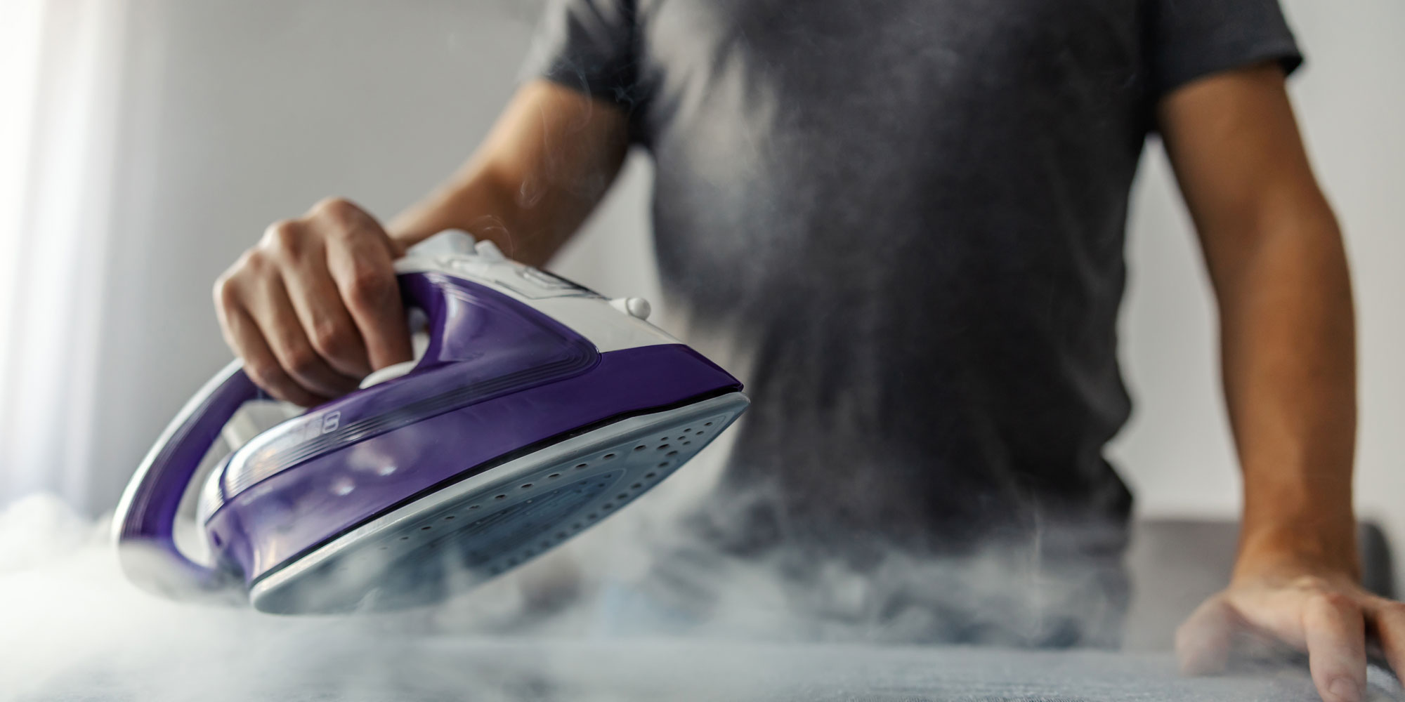 A steam iron